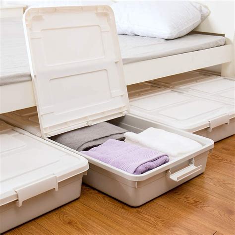 shallow under bed storage